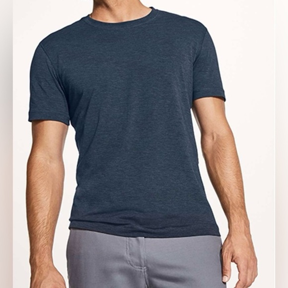 Lululemon Men’s 5 Year Basic Tee- Heathered Nautical Navy/Size Medium - Picture 1 of 6